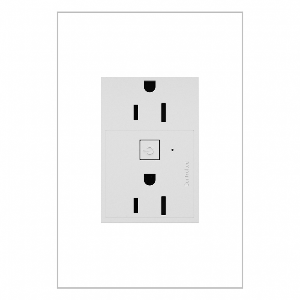 adorne 15A Smart Outlet with Netatmo Plus-Size, White