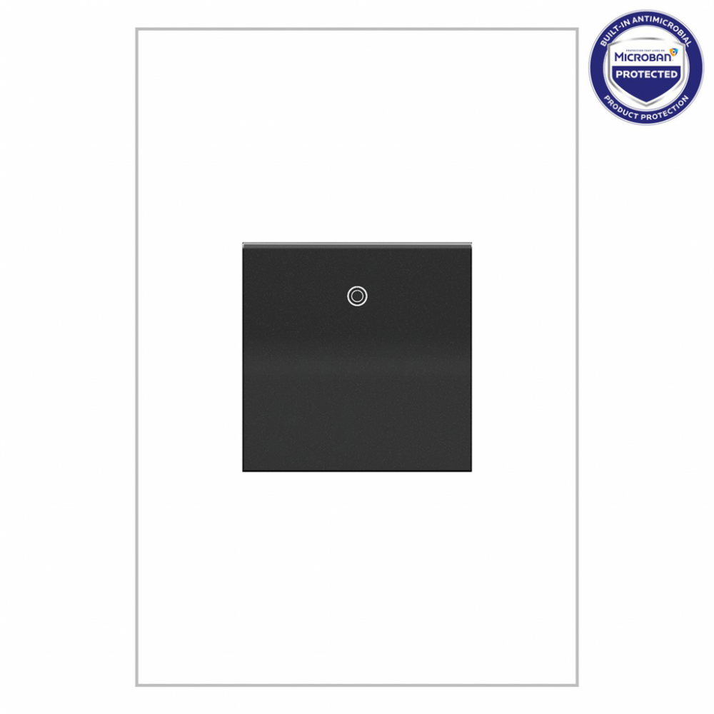 adorne 277V 4-Way Paddle Switch, Graphite, with Microban