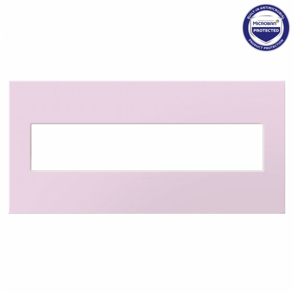 adorne Rosa Five-Gang Screwless Wall Plate with Microban