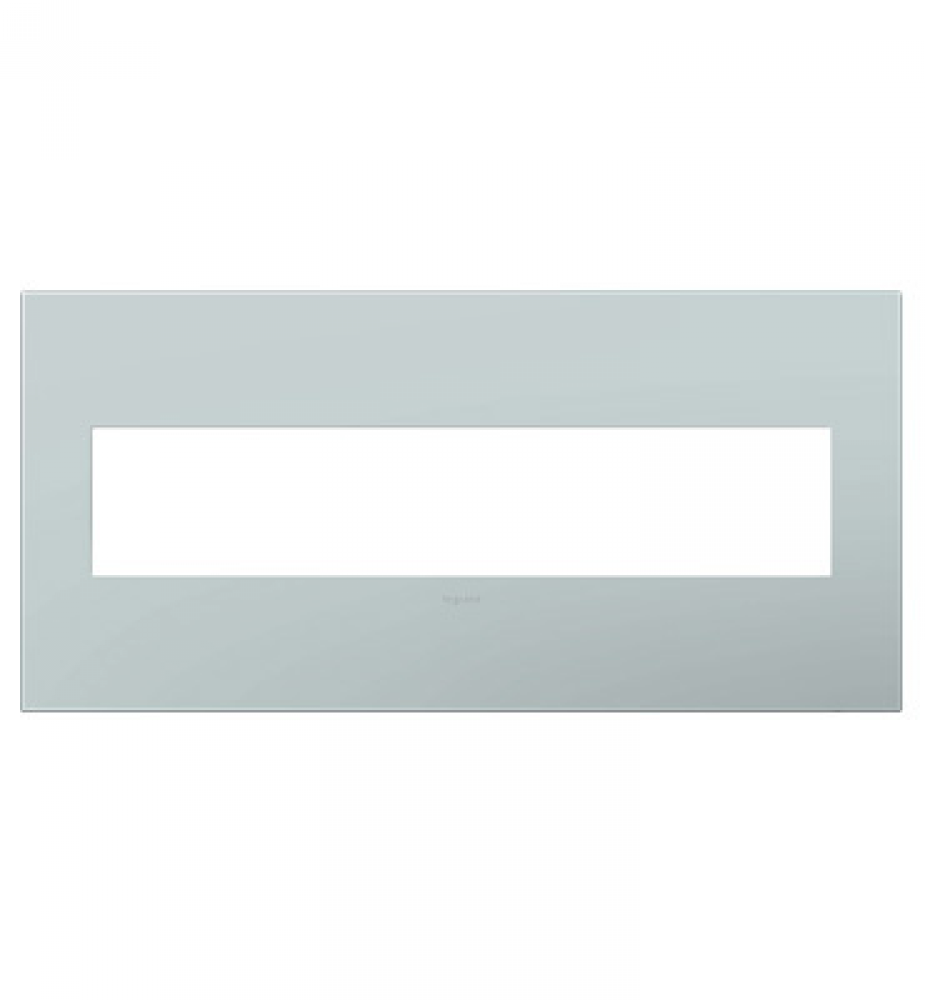 adorne Pale Blue Five-Gang Screwless Wall Plate