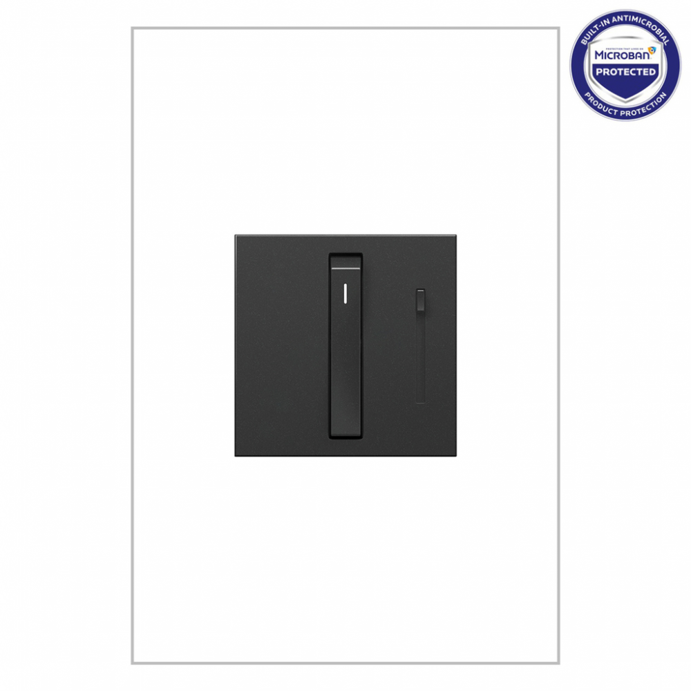 adorne Whisper Tru-Universal Dimmer, Graphite, with Microban