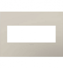 Legrand AWP3GGG4 - adorne Greige Three-Gang Screwless Wall Plate