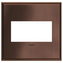 Legrand AWC2GMAC4 - adorne Matte Antique Copper Two-Gang Screwless Wall Plate