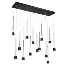 WAC US PD-59414L-BK - Quill Chandelier Light