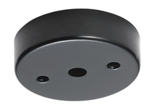 CAL Lighting CP-958-BK - Mini canopy for 1 low voltage pendant   12V w/o transformer