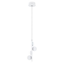 Eglo 203393A - 4 LT Integrated LED Mini Pendant w/ White & Chrome Finish