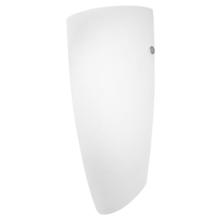Eglo 83119A - 1 LT Wall Light w/ Matte Nickel Finish & Opal Frosted Glass