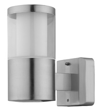 Eglo 94277A - LED Outdoor Wall Light w/ Stainless Steel Finish & White Interior & Clear Exterior Acrylic Shade