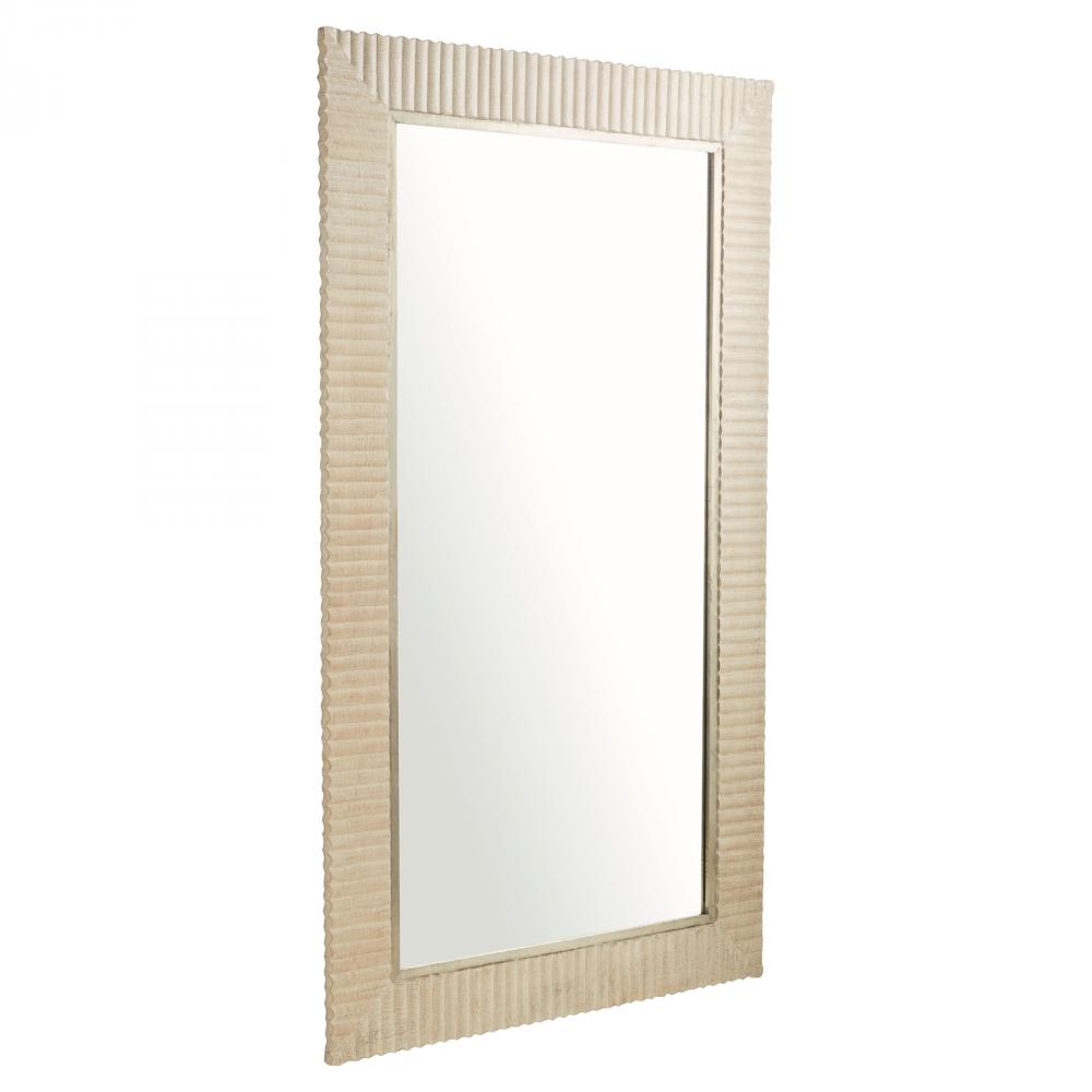 Estriada Floor Mirror | White