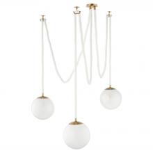 Cyan Designs 11621 - Rockport 3 Light Pendant | Aged Brass