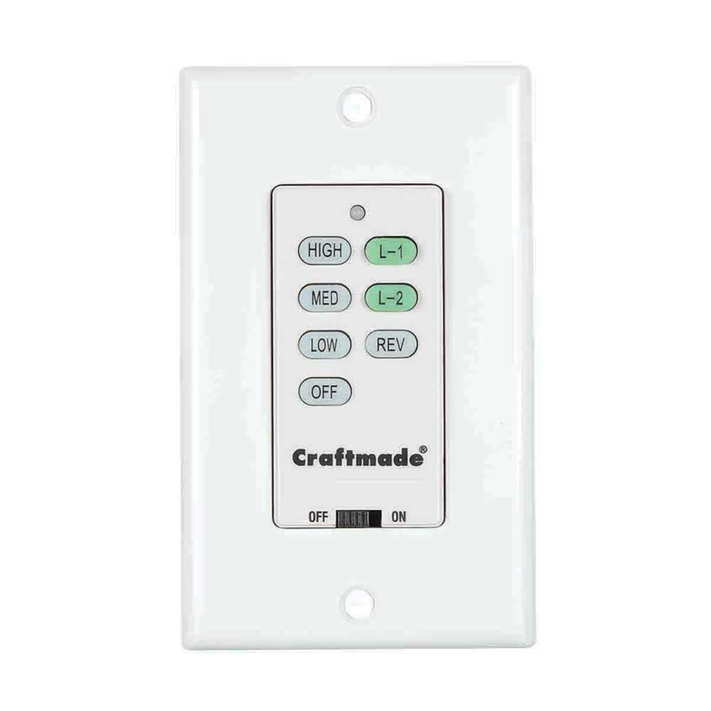 Fan and Light Control, 1.5 Amp, Black Wall Control