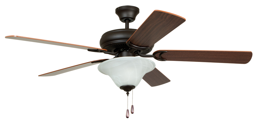 52" Ceiling Fan w/Blades & Bowl Light Kit