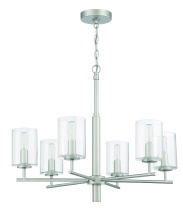 Craftmade 55626-SN - Hailie 6 Light Chandelier in Satin Nickel