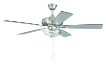 Craftmade ECF201BNK5-BNGW - 52" Ceiling Fan w/Blades, 3 Light Clear Bowl Light Kit