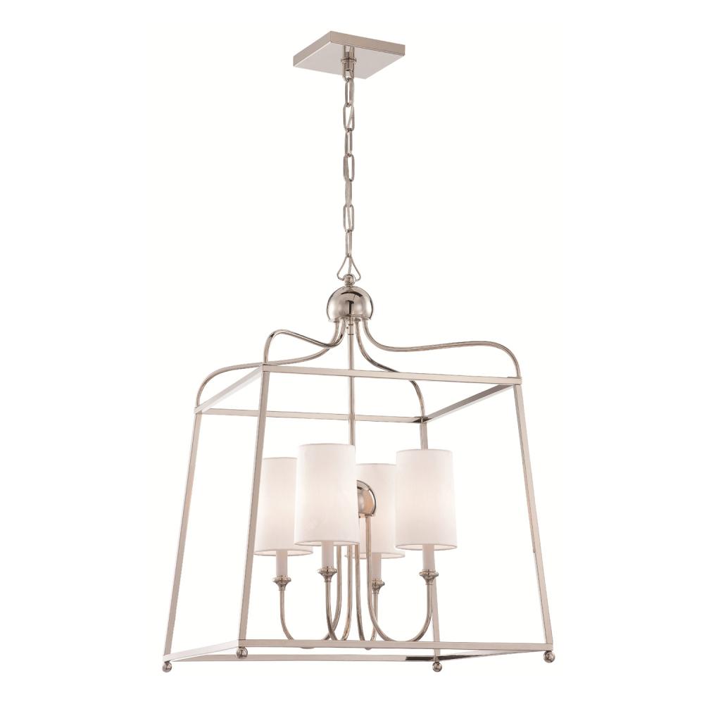 Libby Langdon Sylvan 21.5'' Polished Nickel Chandelier