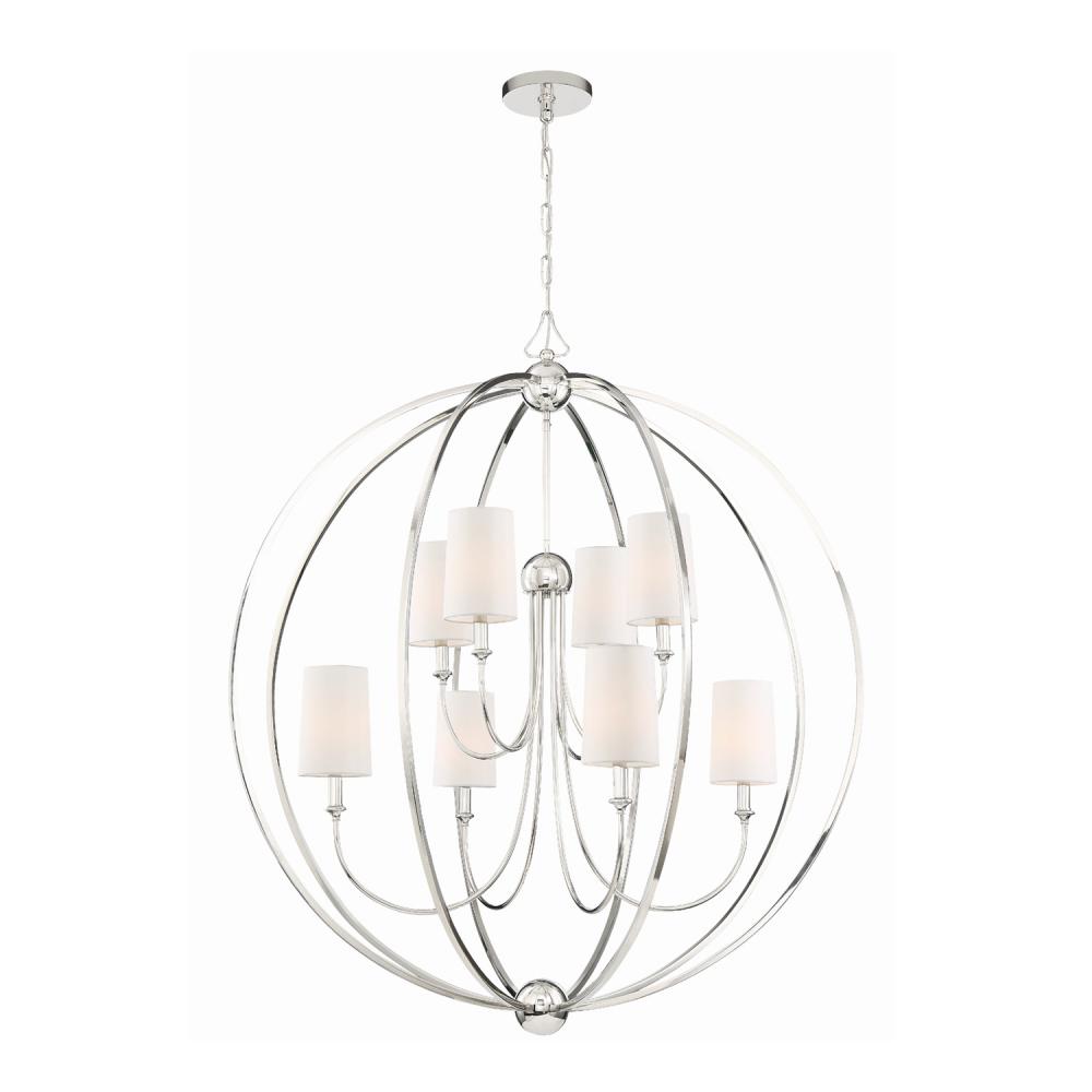 Libby Langdon Sylvan 40'' Polished Nickel Chandelier