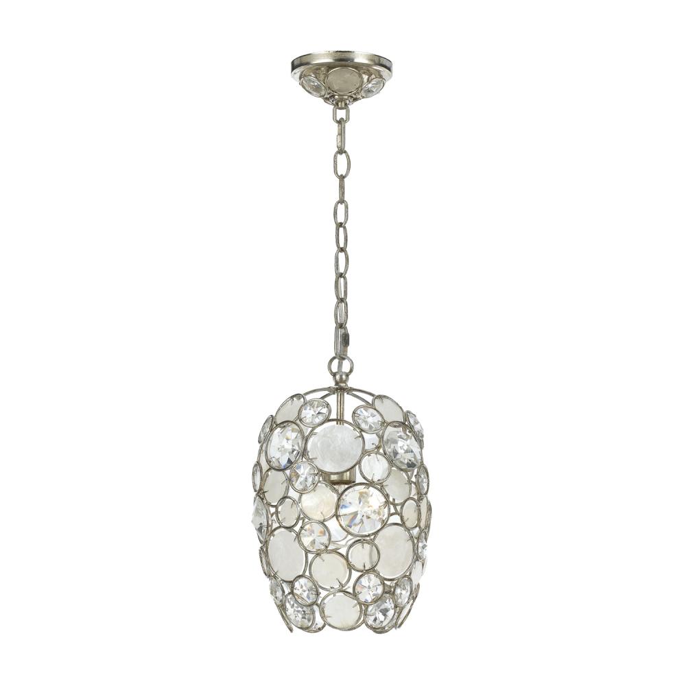 Palla 8.5'' Antique Silver Chandelier