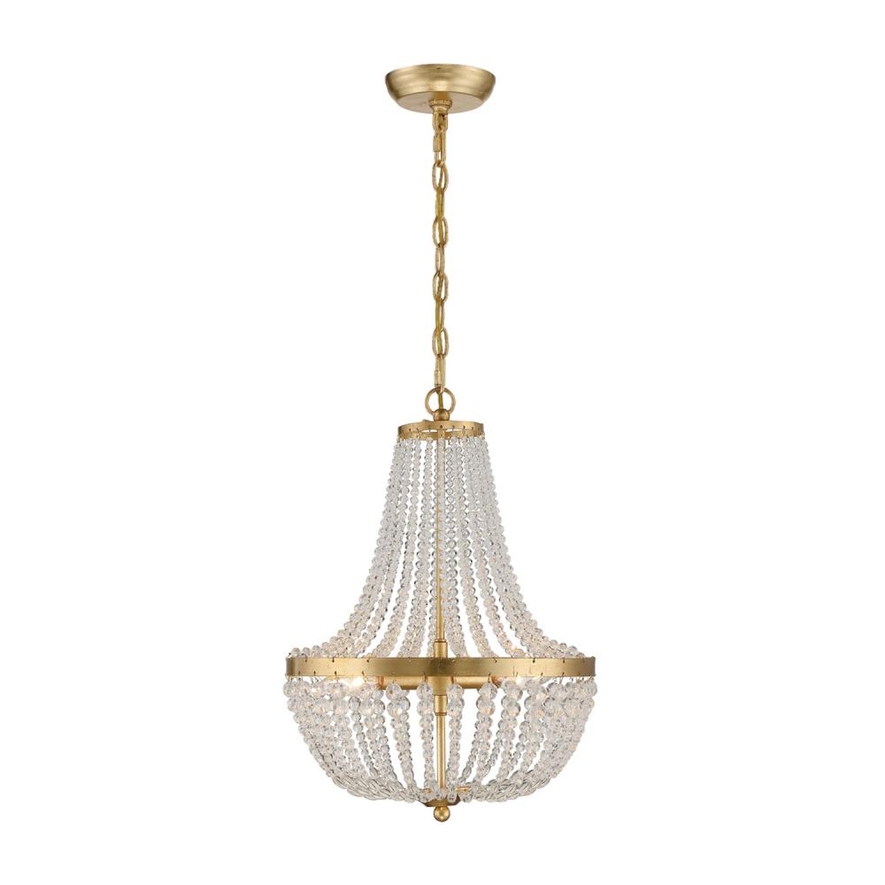 Rylee 14'' Antique Gold Chandelier