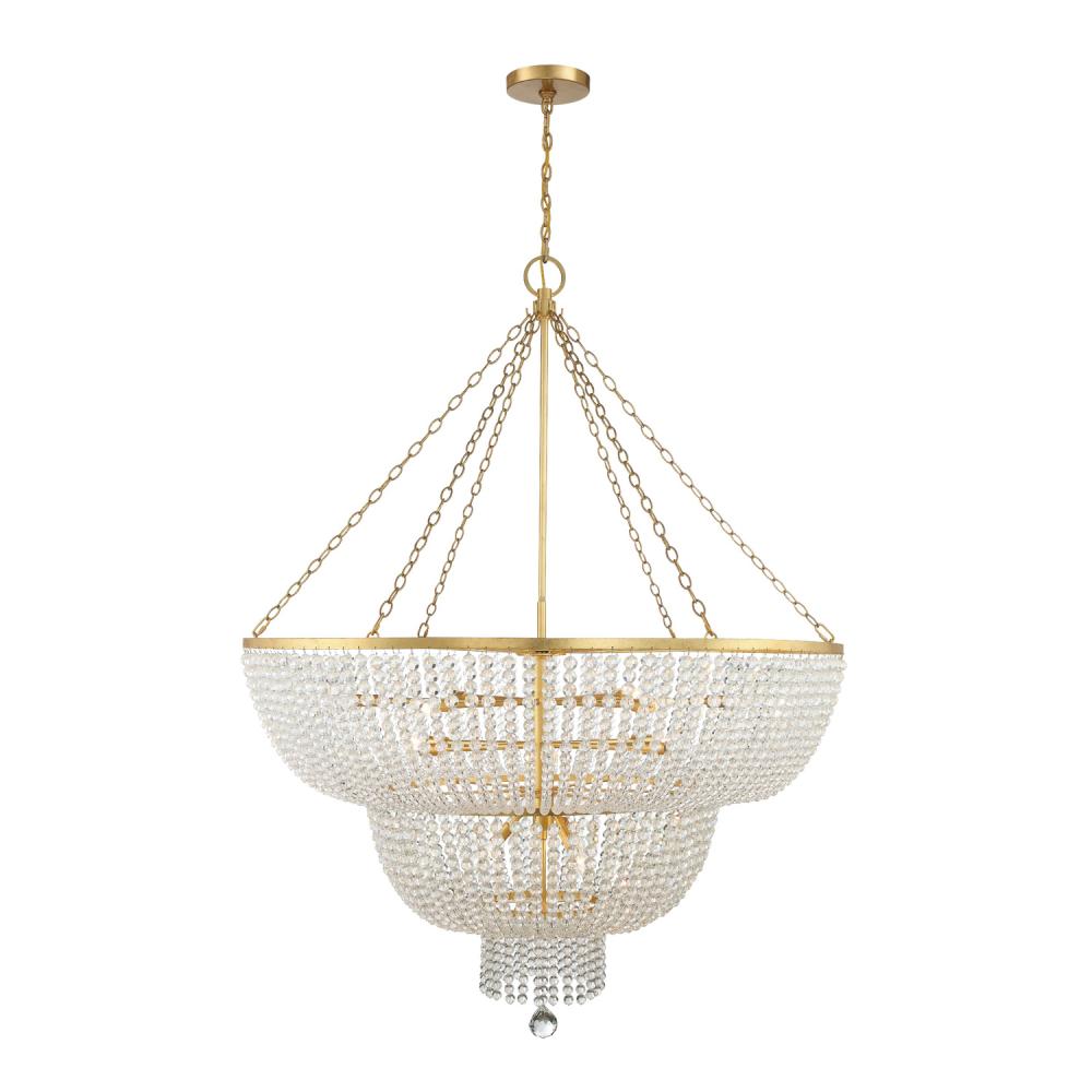 Rylee 48.5'' Antique Gold Chandelier