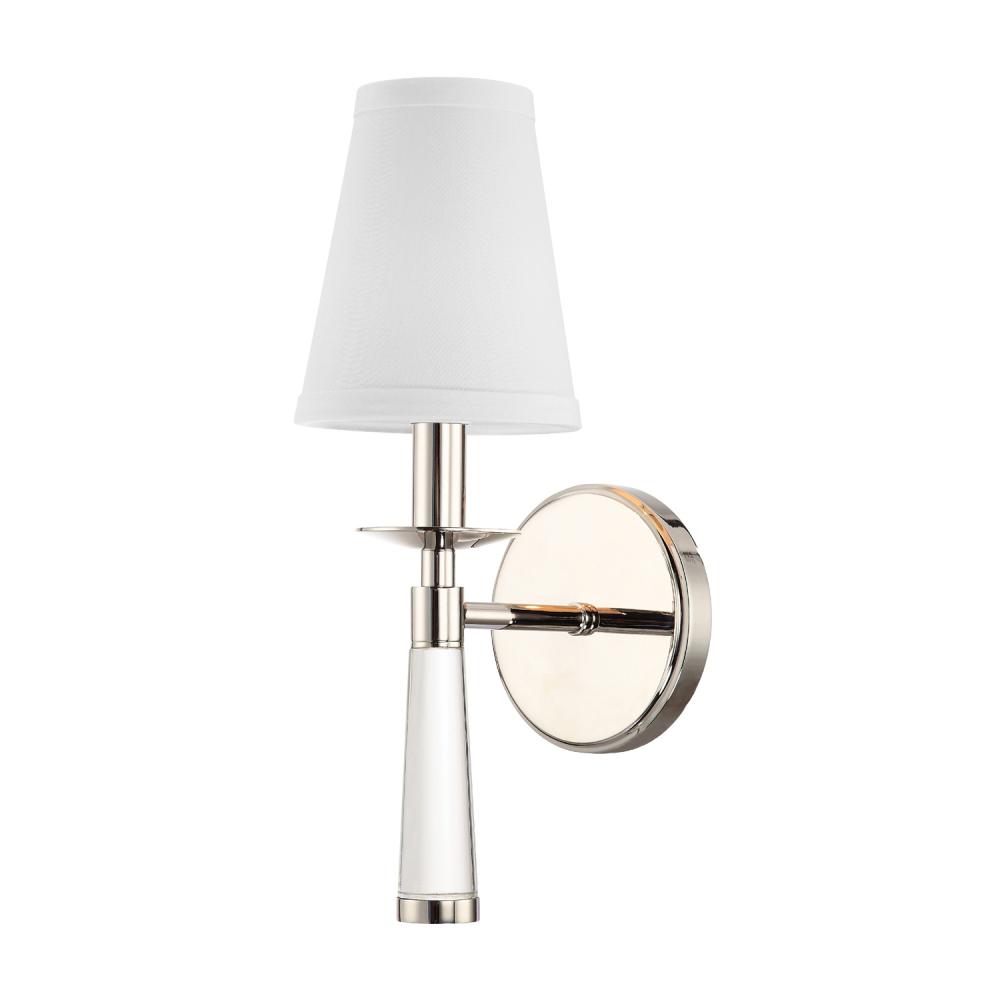 Baxter 5'' Polished Nickel Sconce