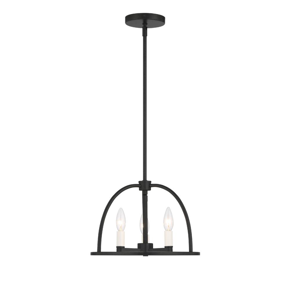 Abbott 13.75'' Black Chandelier