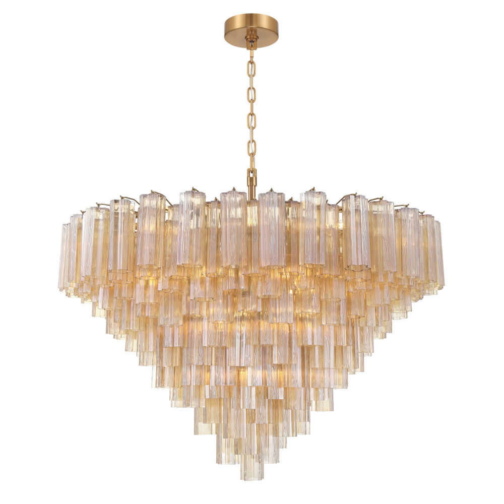 Addis 49'' Aged Brass Chandelier
