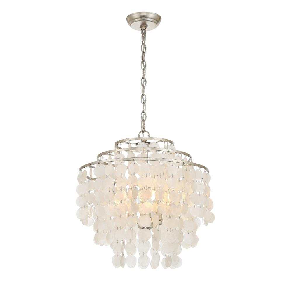 Brielle 18'' Antique Silver Chandelier