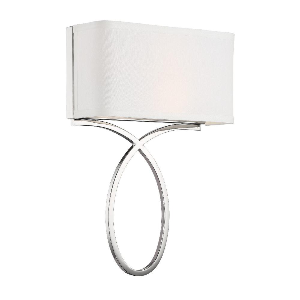 Brinkley 10'' Polished Nickel Sconce