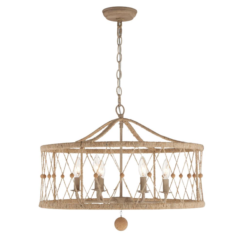 Brixton 24'' Burnished Silver Chandelier