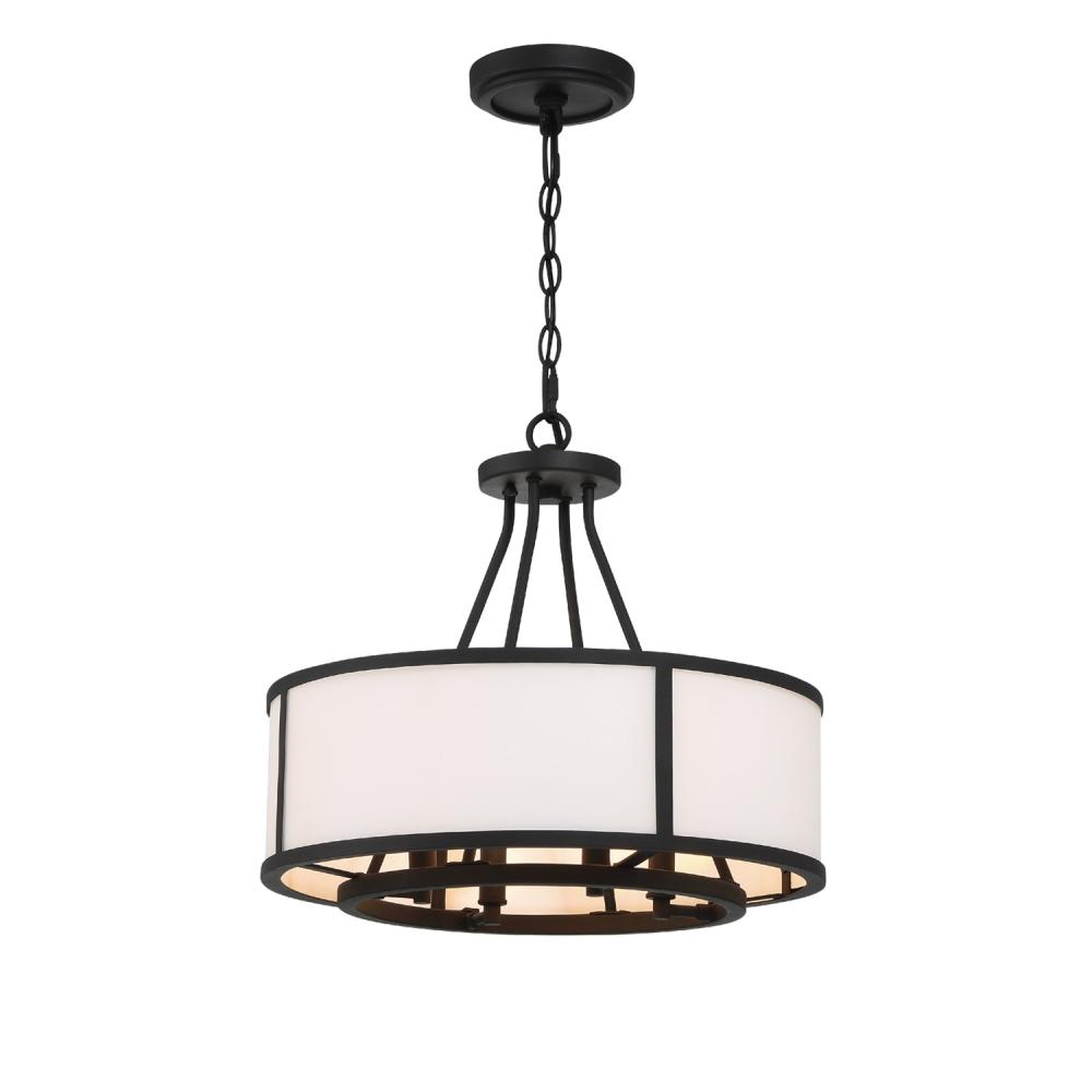 Bryant 18'' Black Forged Chandelier