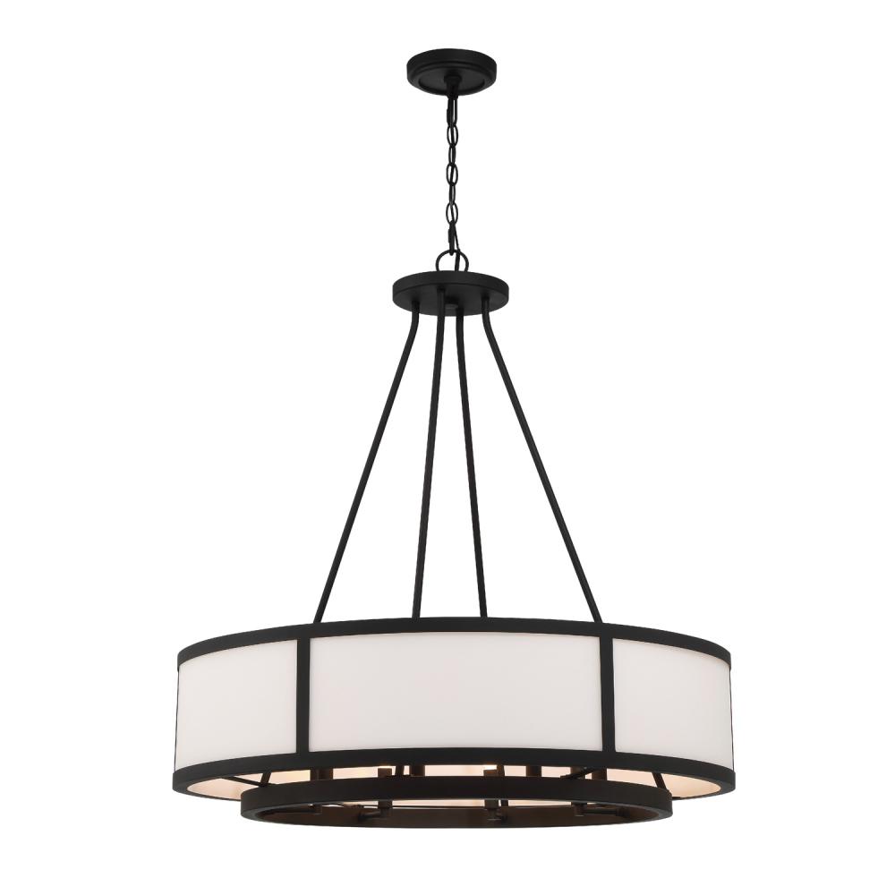 Bryant 32'' Black Forged Chandelier