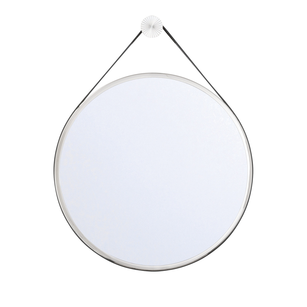 Libby Langdon Callahan 17.75'' Polished Nickel Mirror