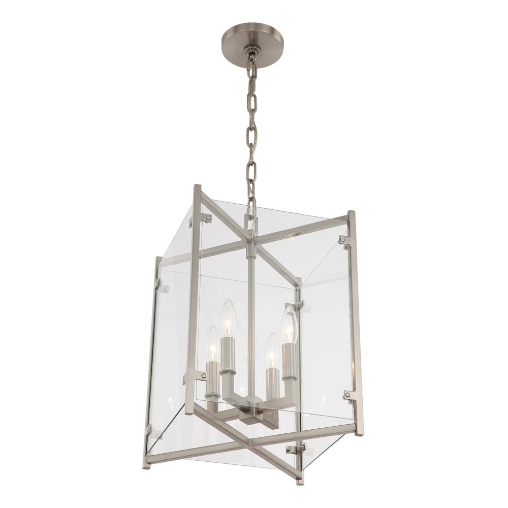 Danbury 12'' Brushed Nickel Pendant