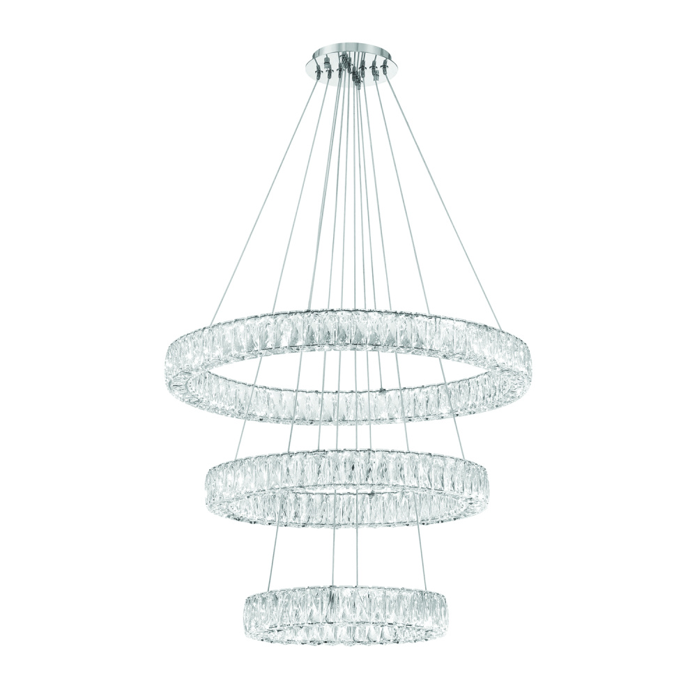 Kinsley 32'' Polished Chrome Chandelier