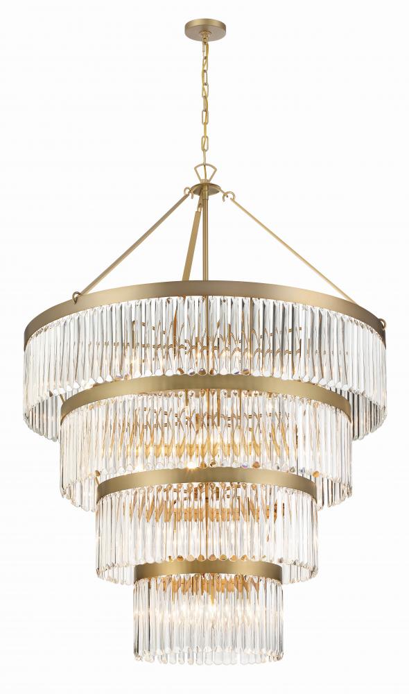 Emory 40'' Modern Gold Chandelier
