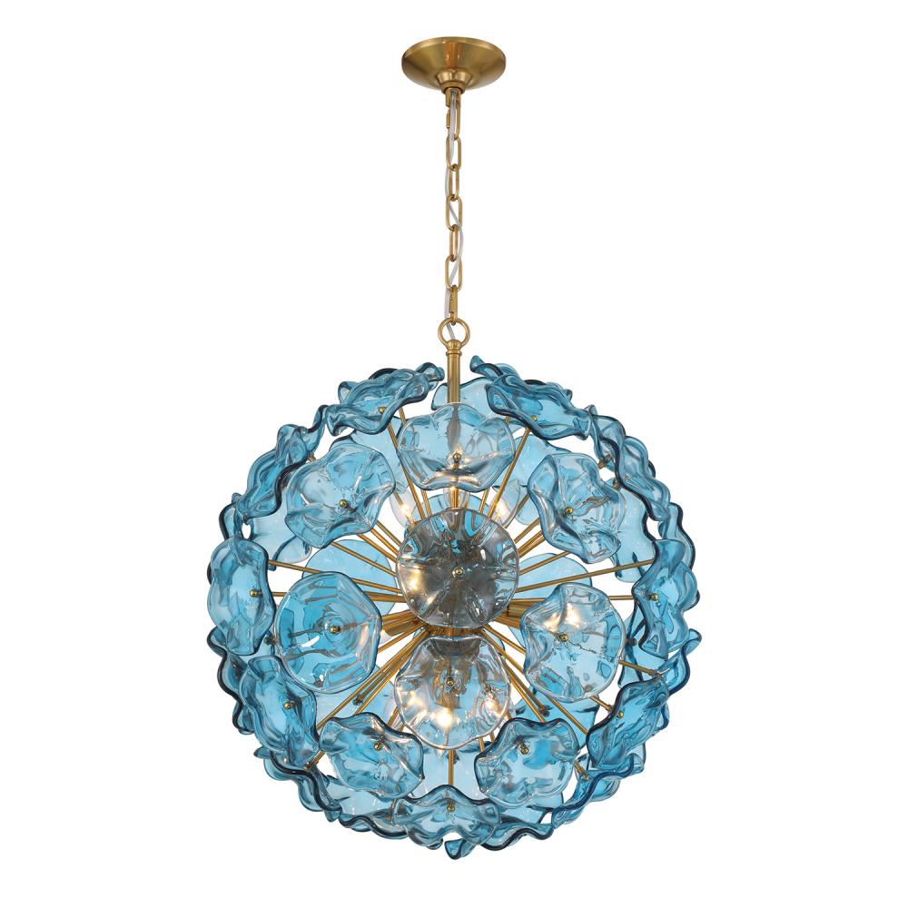 Esme 22.5'' Aged Brass Chandelier