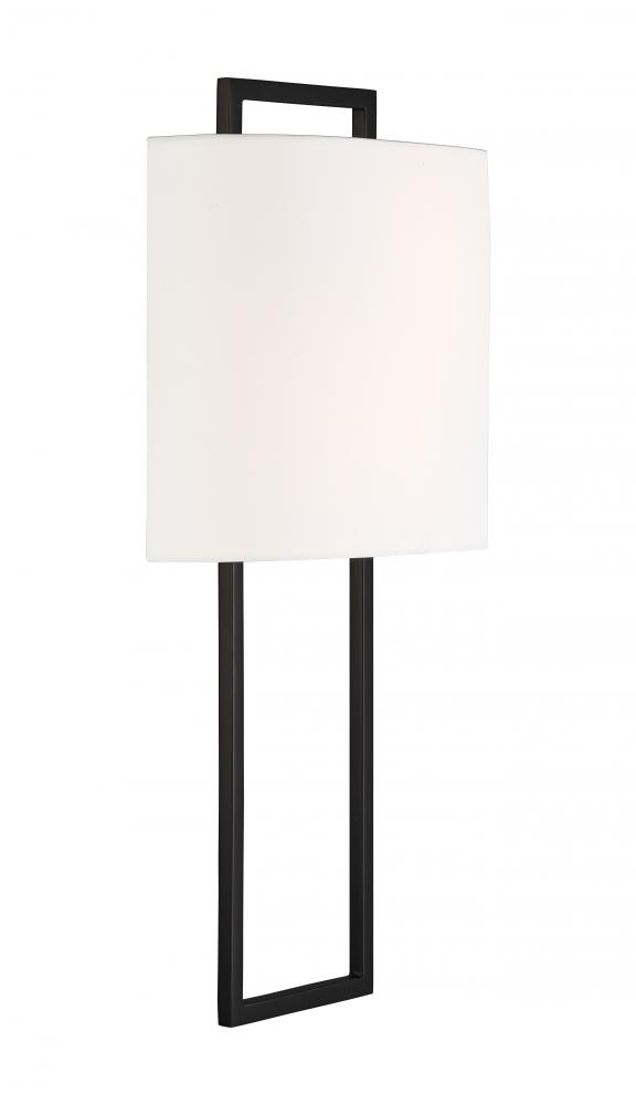 Fremont 10'' Black Forged Sconce