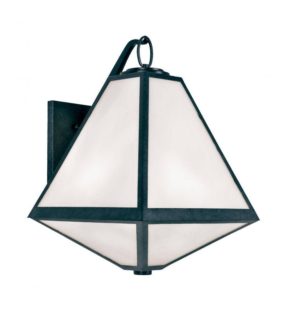 Brian Patrick Flynn Glacier 11'' Black Charcoal Outdoor Sconce