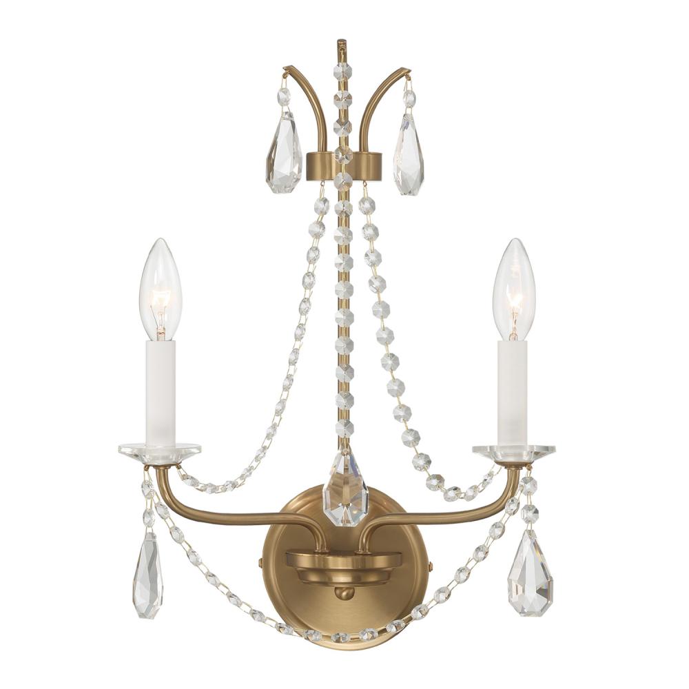 Karrington 12.5'' Aged Brass Sconce
