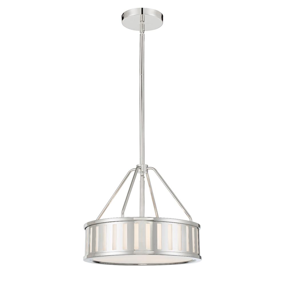 Kendal 15.5'' Polished Nickel Chandelier
