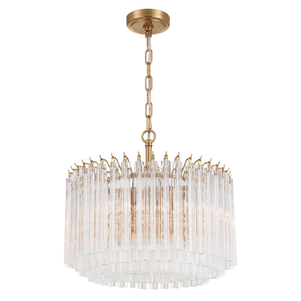 Lofton 18'' Aged Brass Chandelier