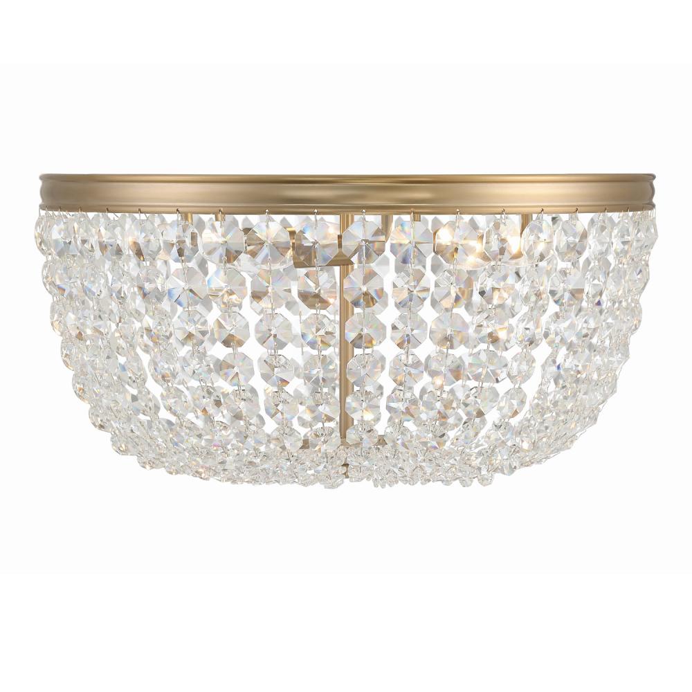 Nola 20'' Vibrant Gold Flush Mount