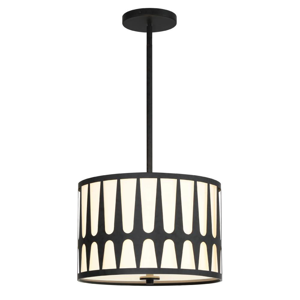Royston 15'' Black Pendant