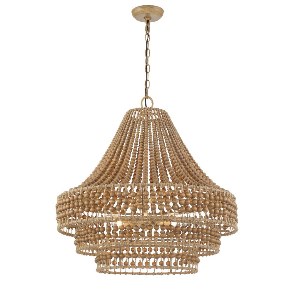 Silas 26.75'' Burnished Silver Chandelier
