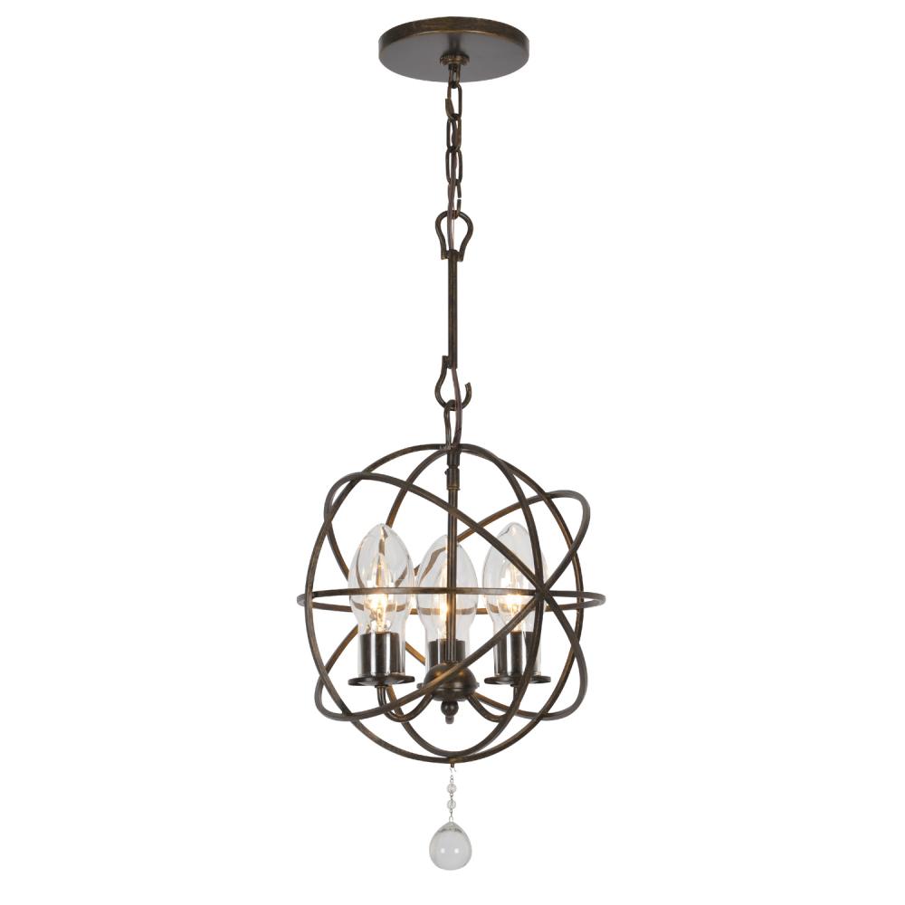 Solaris 12'' English Bronze Outdoor Chandelier