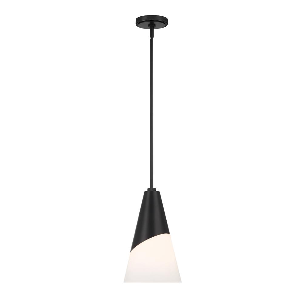 Brian Patrick Flynn Tori 9'' Matte Black Pendant