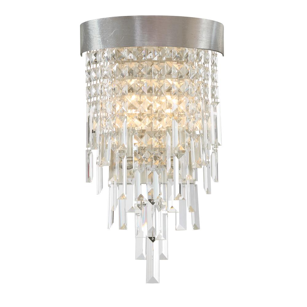 Winfield 9.75'' Antique Silver Sconce