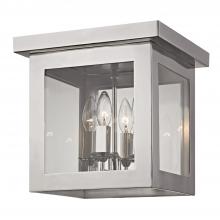 Crystorama 6050-PN - Brian Patrick Flynn Hurley 11.75'' Polished Nickel Flush Mount