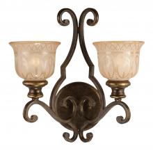 Crystorama 7402-BU - Norwalk 16'' Bronze Umber Sconce