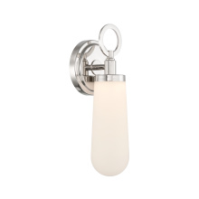 Crystorama CVN-731-PN - Calvin 4.75'' Integrated LED Polished Nickel Sconce